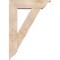 Ekena Millwork Traditional Traditional Smooth Bracket w/ Offset Brace, Douglas Fir, 7 1/2"W x 28"D x 40"H BKT0806X28X40TRA01SDF - alternate 3